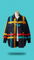Urban Night Oversized Shirt Jacket