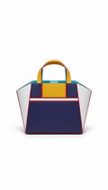 City Aqua Sculptural Tote Bag